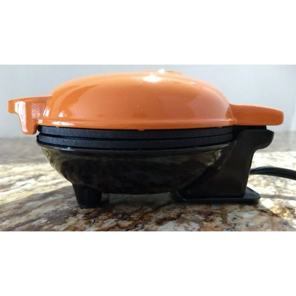 DASH Pumpkin Mini‎ Waffle Maker Orange Electric Griddle Individual DMWP001OR